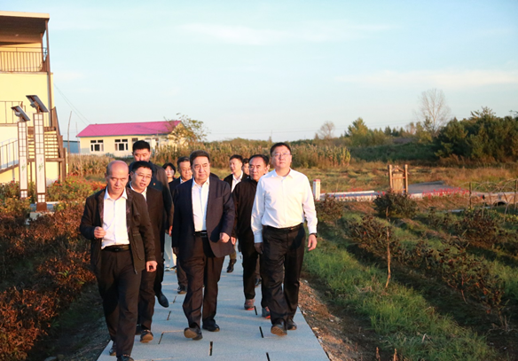 白忠泉書記到吉林靖宇調研定點幫扶工作